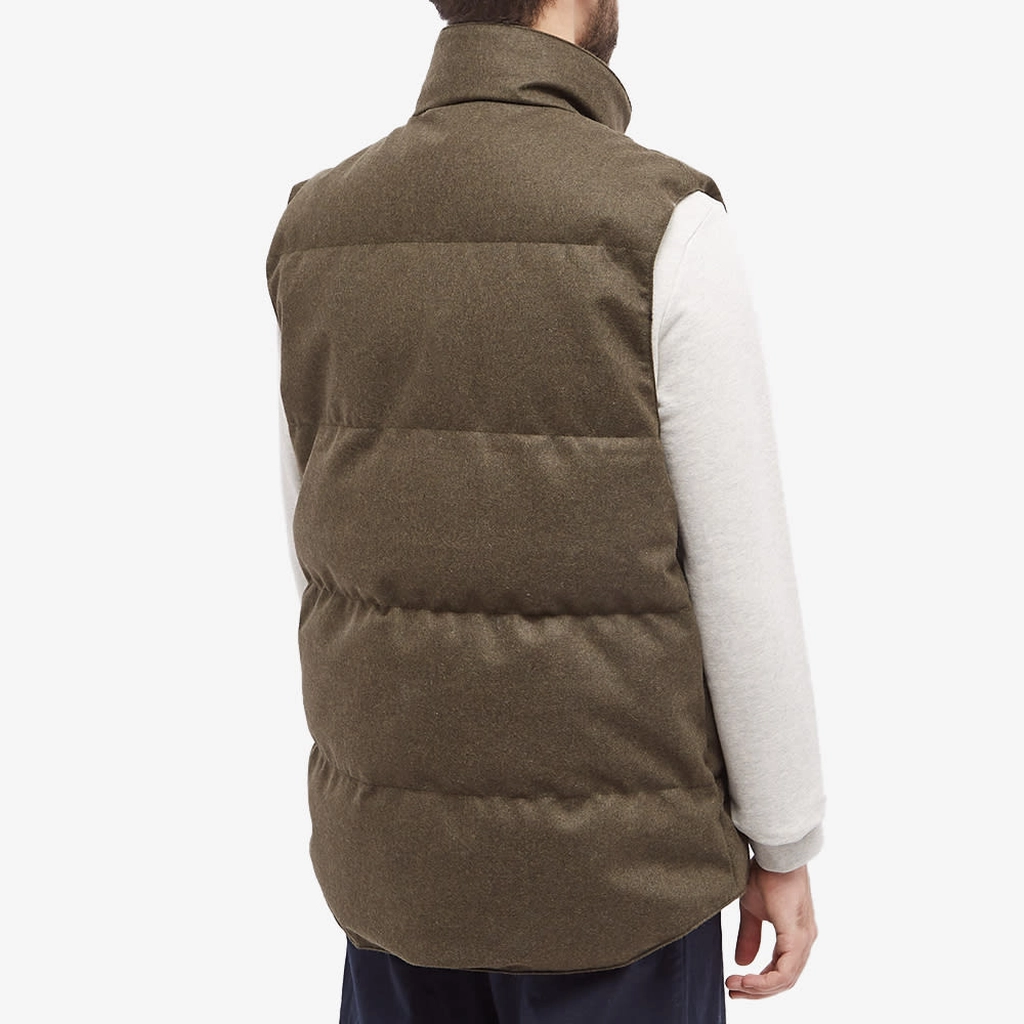 Canada Goose Men's Dynaluxe Wool Garson Vest Military Green Melange